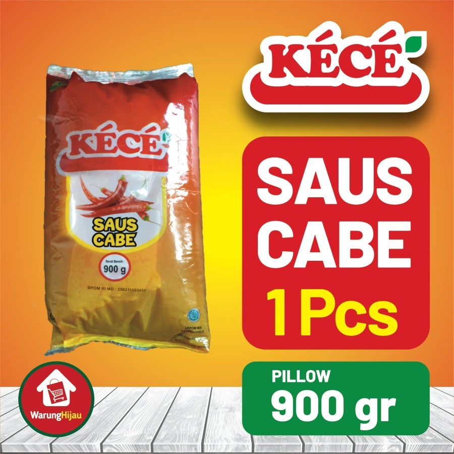 Saus Cabe KECE Pillow 900 gr- 1 Pcs