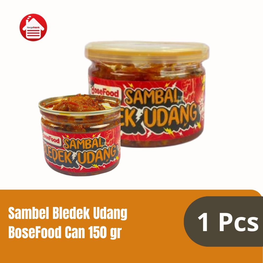 BoseFood Sambal Bledek Udang Can 150 gr-1 Pcs