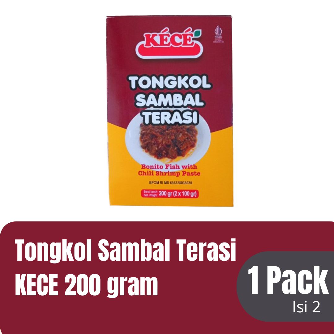 KECE Tongkol Sambal Terasi 200 gr (2x100) 1 Pack isi 2