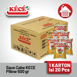 Saus Cabe KECE Pillow 500 gr - 1 Karton isi 20 Pcs