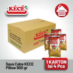 Saus Cabe KECE Pillow 900 gr - 1 Karton isi 4 Pcs