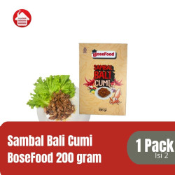  BoseFood Sambal Bali Cumi 200 Gr ( 2x100) 1 Pack Isi 2