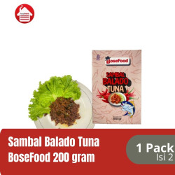  BoseFood Sambal Balado Tuna 200 gr ( 2x 100 ) 1 Pack Isi 2