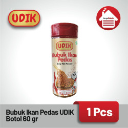 Bubuk Ikan Pedas Udik Botol 60 gr- 1 Pcs