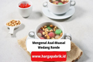 Mengenal Asal-Muasal Wedang Ronde