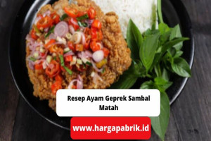 Resep Ayam Geprek Sambal Matah