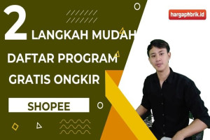 2 Langkah Mudah Daftar Program Gratis Ongkir Shopee