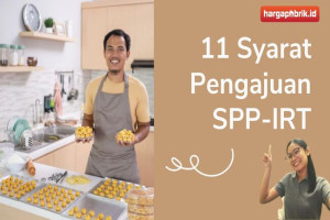 11 Syarat Pengajuan SPP-IRT