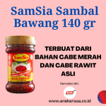 Sambal Bawang Samsia Terbuat dari cabe asli 