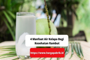 4 Manfaat Air Kelapa Bagi Kesehatan Rambut