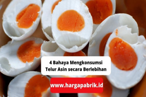 4 Bahaya Mengkonsumsi Telur Asin secara Berlebihan