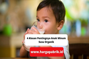 4 Alasan Pentingnya Anak Minum Susu Organik