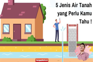 5 Jenis Air Tanah yang Perlu Kamu Tahu