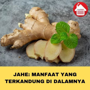 Jahe: Manfaat yang Terkandung di Dalamnya