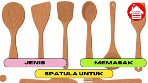 4 Jenis Spatula yang Biasa di Gunakan Dalam Memasak