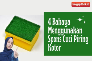 4 Bahaya Menggunakan Spons Cuci Piring Kotor