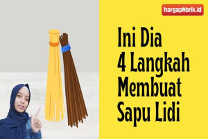 Ini Dia 4 Langkah Membuat Sapu Lidi