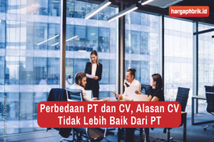 Perbedaan PT dan CV, Alasan CV Tidak Lebih Baik Dari PT